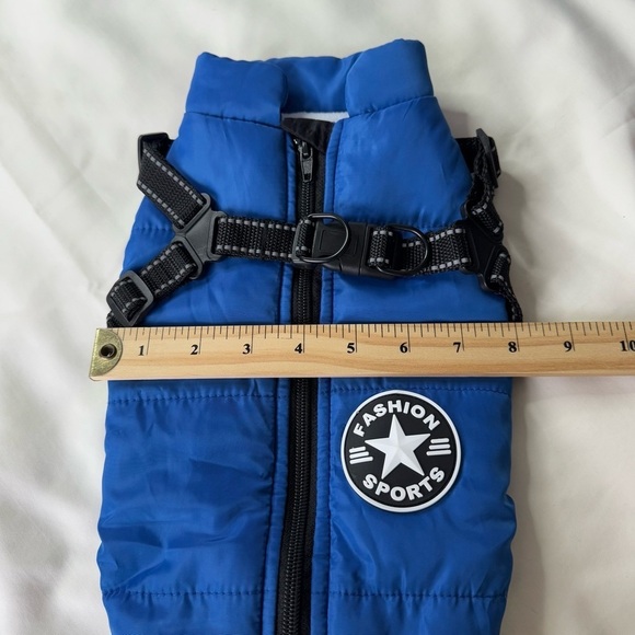 Set of 3 dog quilted puffer
Pet Jackets in Black, Blue, and Navy - Picture 5 of 14